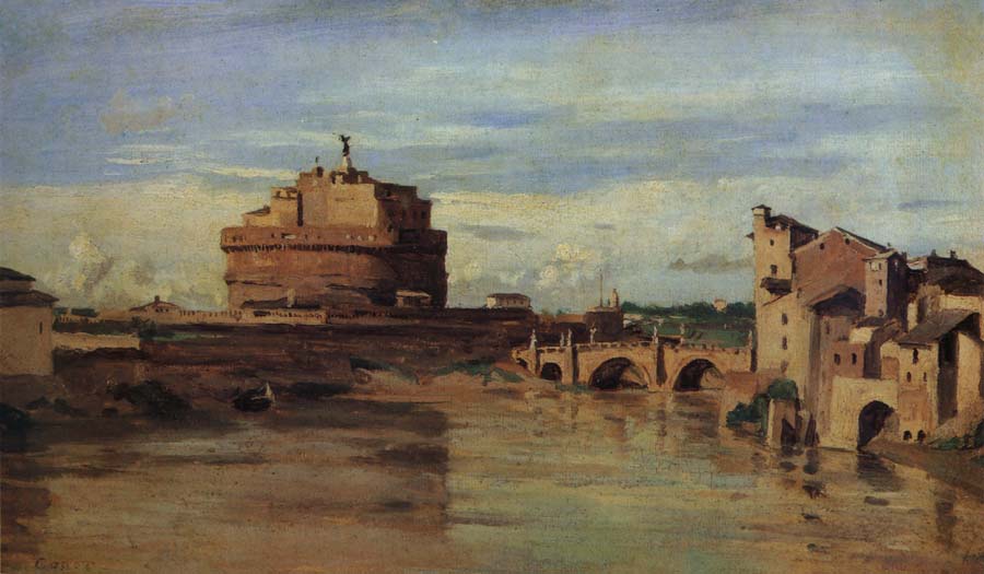 The castle of Sant Angelo and the Tiber
